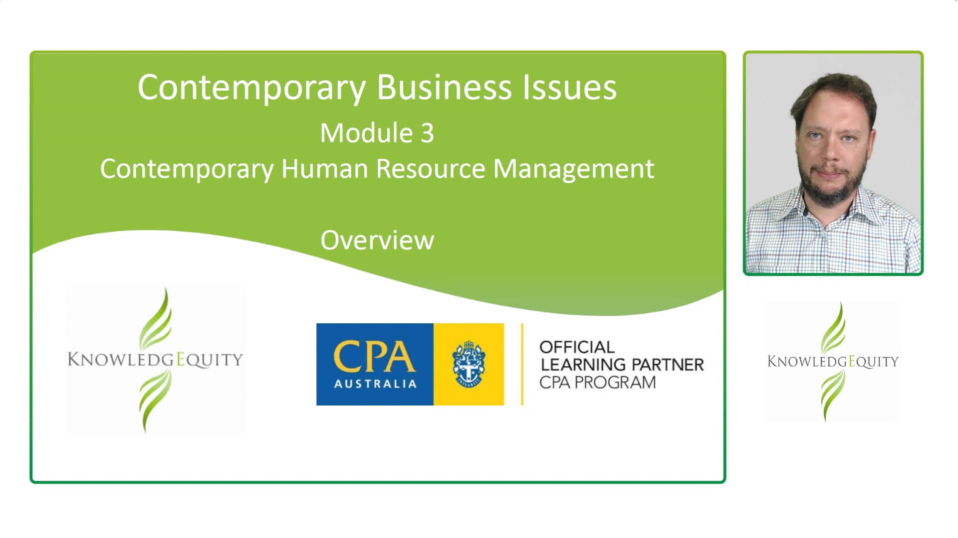 CBI Module 3 Overview on Vimeo