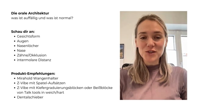 Lektion 3 - die orale Architektur