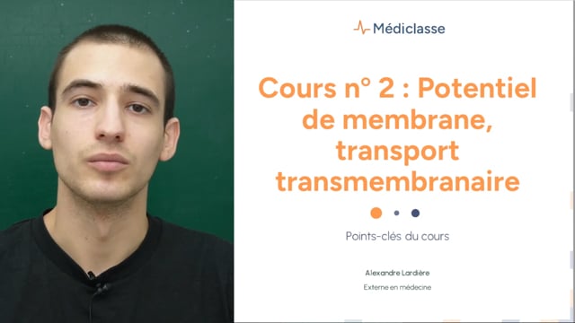 Focus - Potentiel de membrane et transports membranaires