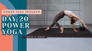 Day 20: Power Yoga