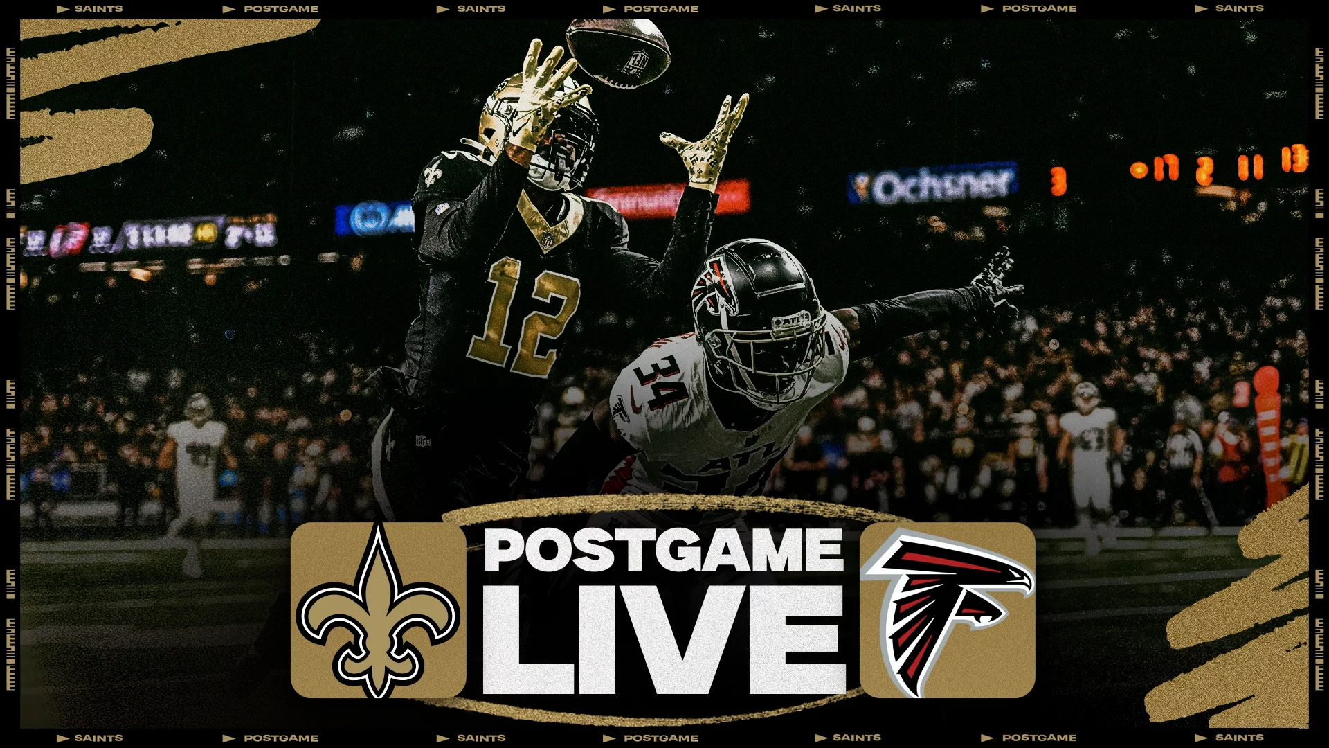 Saints game live hot sale