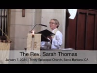 Trinity Sermon January 7, 2024 Sarah Thomas