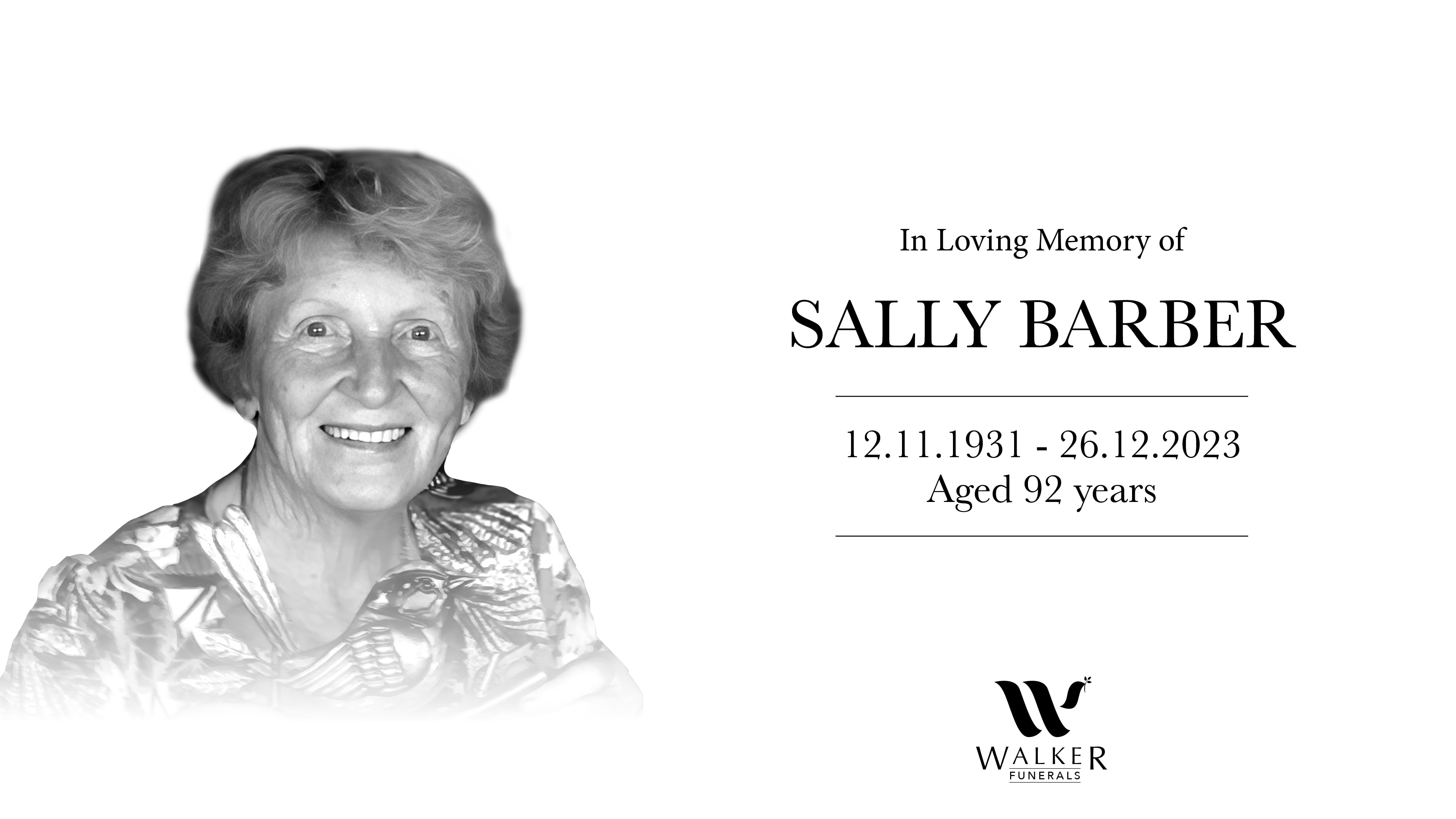 Robert B Walker Funerals - Sally Barber On Vimeo