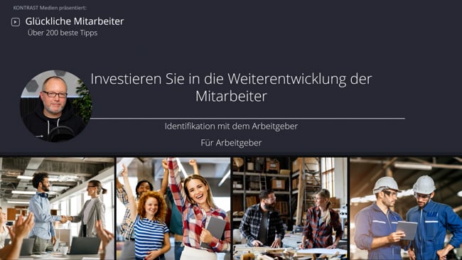 Investieren Sie in die Weiterentwicklung der Mitarbeiter