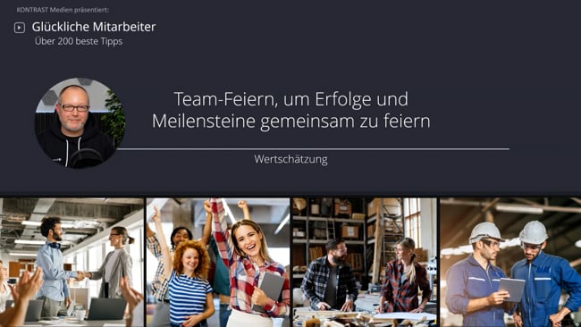 Team-Events, um Erfolge und Meilensteine gemeinsam zu feiern