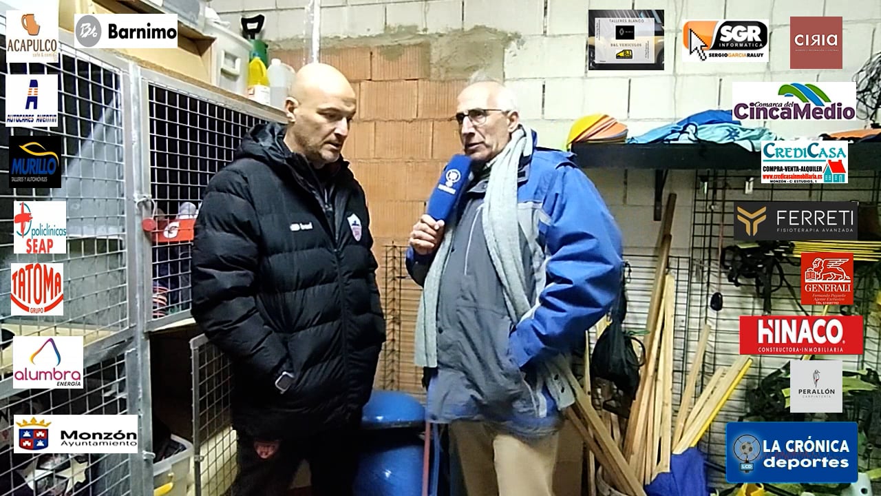 ISMAEL MARIANI (Entrenador Monzón) Calamocha 1-2 At.Monzón Alumbra / J 15 / 3ª División