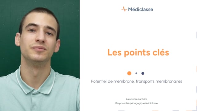 Présentation - Potentiel de membrane et transports membranaires