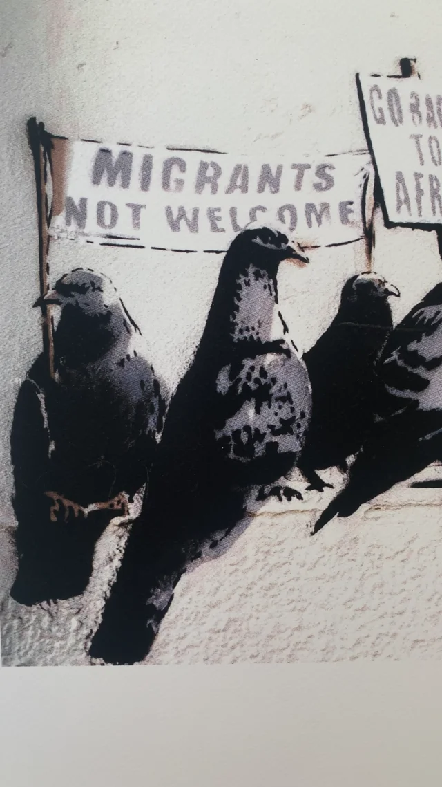 After Banksy, Banksy anti-immigration birds mural in Clacton- on- Sea  destroyed (ca. 2003), Available for Sale