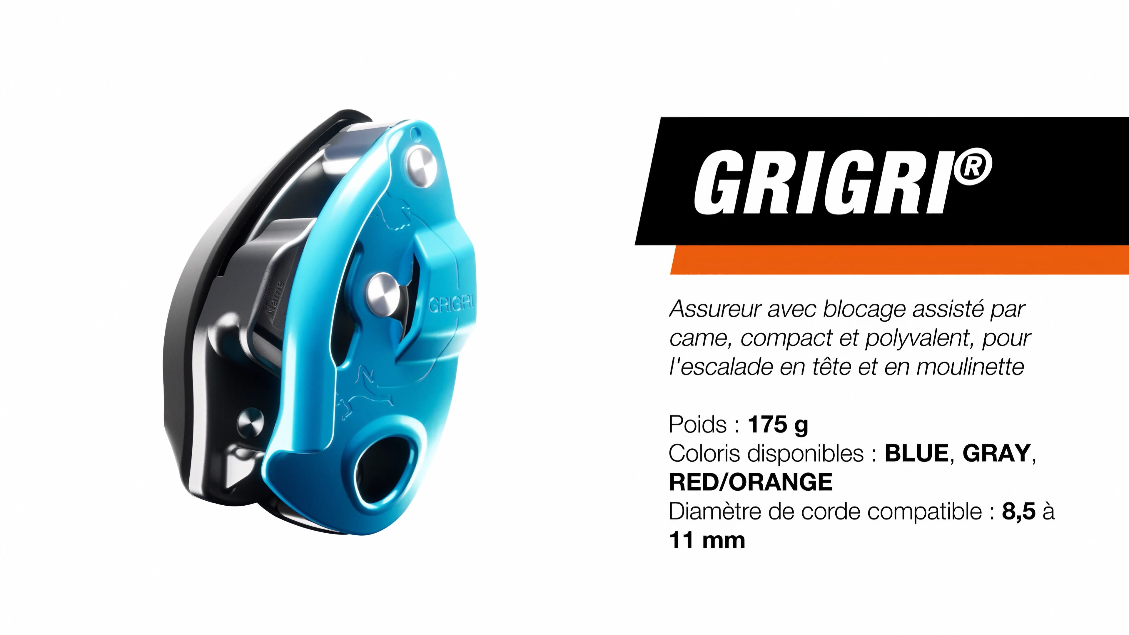 Petzl Grigri ビレイデバイス 8-11mm [Grey] Petzl GRIGRI – Inner Mountain Outfitters