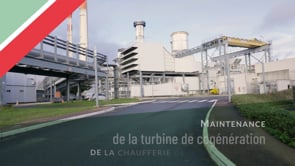 Maintenance turbine Cogénération CPCU