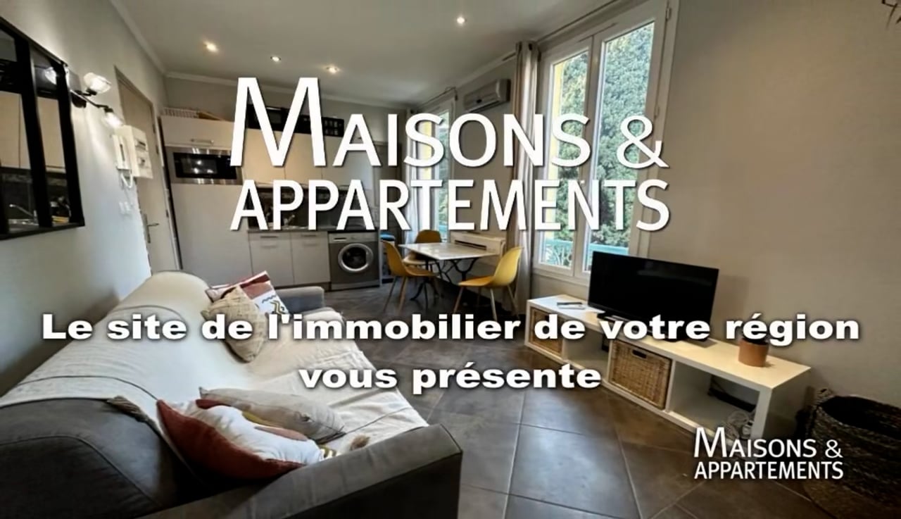 NICE - APPARTEMENT À VENDRE - 138 000 € - 28 M² - 2 Pièces On Vimeo