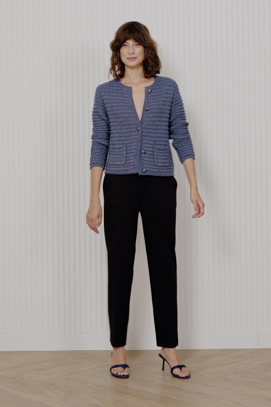 Cardigan - vintage indigo
