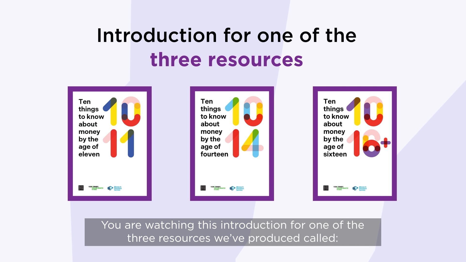 Quaker Social Action - Money Springboard Introduction