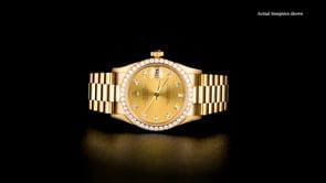 Pre-Owned Rolex Datejust Womens 31mm Automatic 18kt Yellow Gold Watch