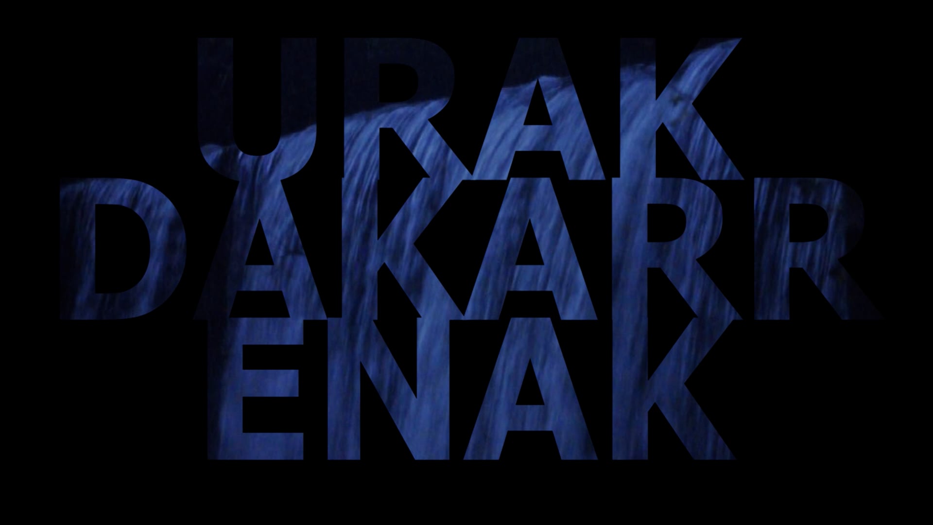 Urak dakarrenak urak daroa