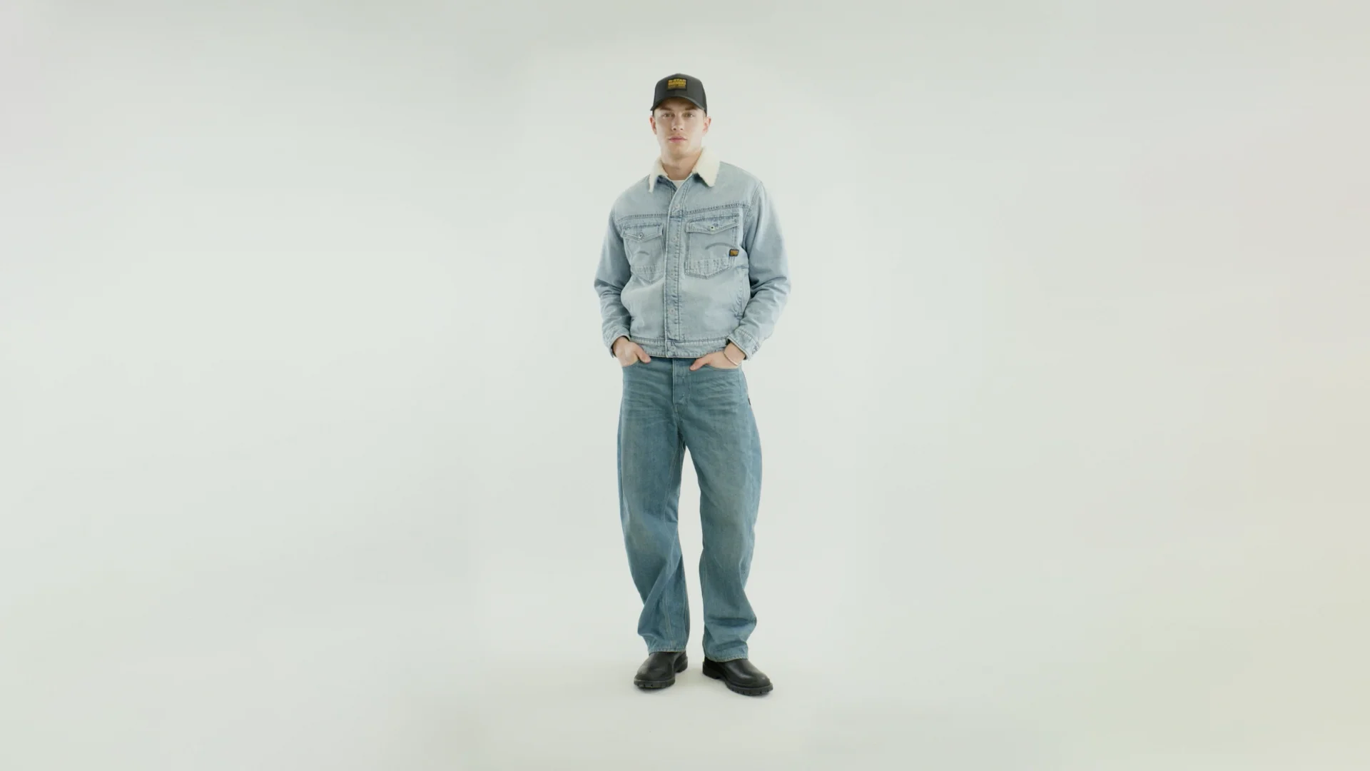 Dakota Sherpa Jacket | Light blue | G-STAR® ZA