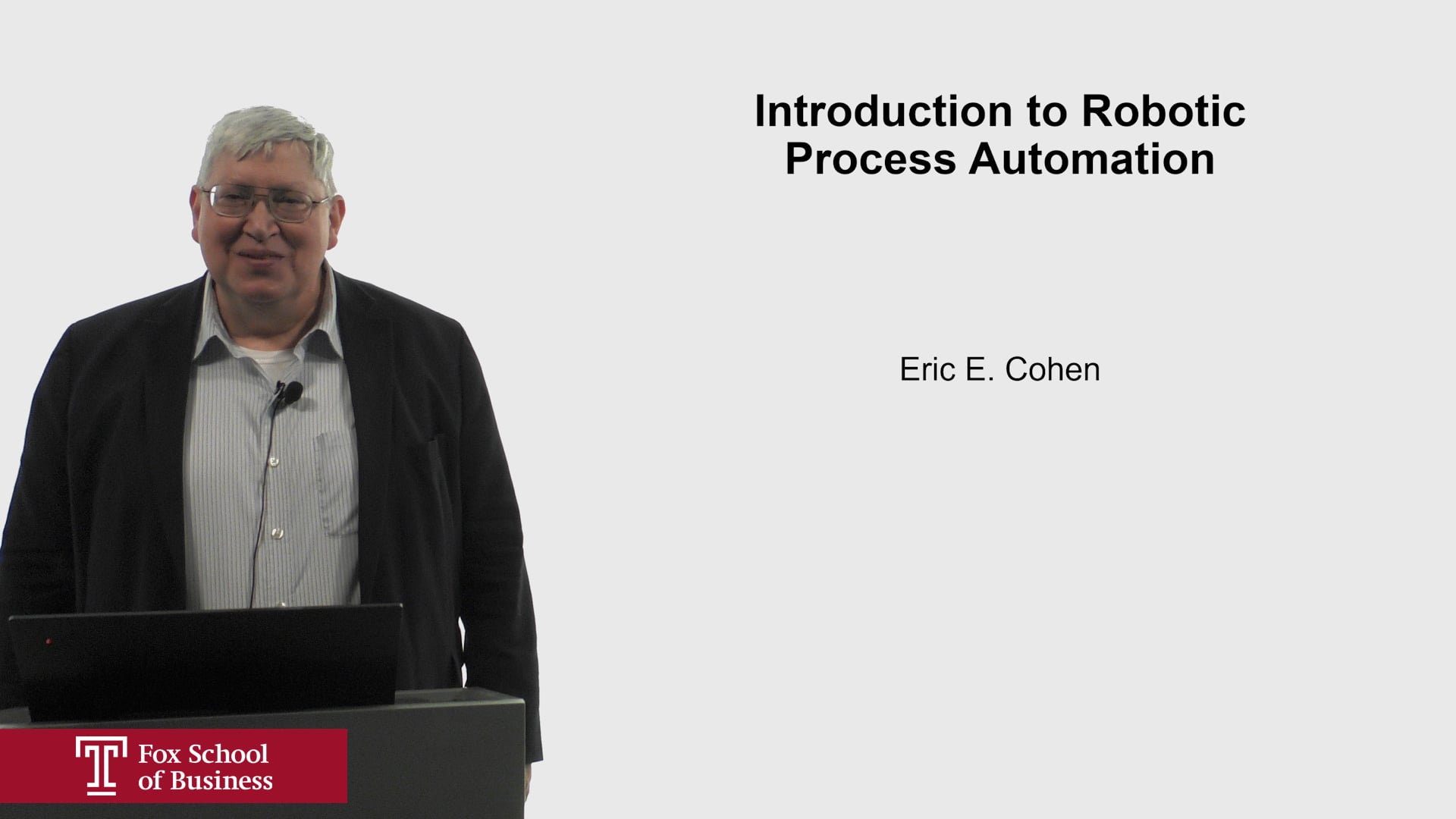 Introduction to Robotic Process Automation