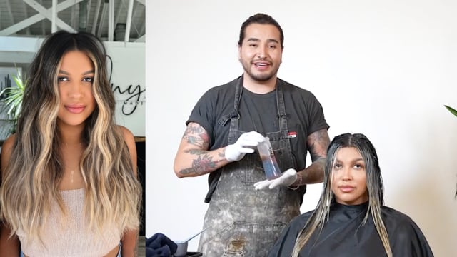 High-Contrast Blonding