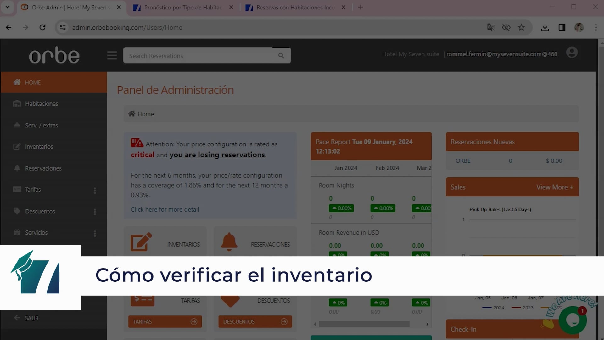5. Como verificar el inventario