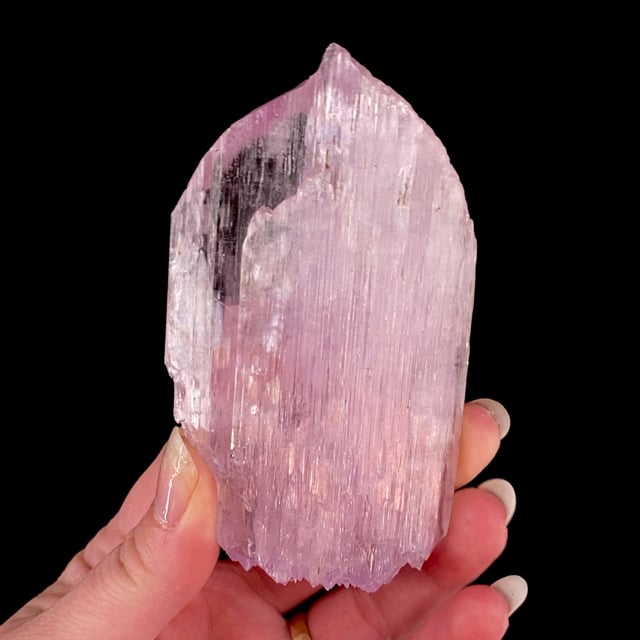 Spodumene var: Kunzite (''floater'' crystal)