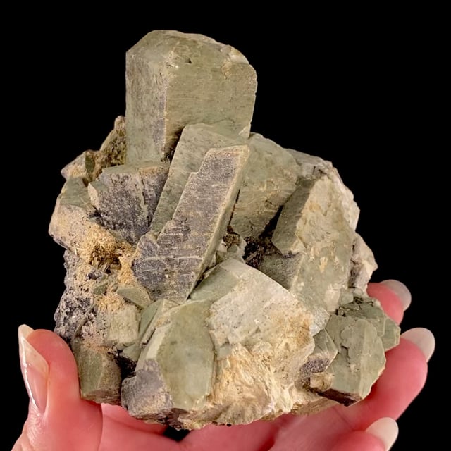 Microcline (''Baveno'' Twins) with ''Chlorite''