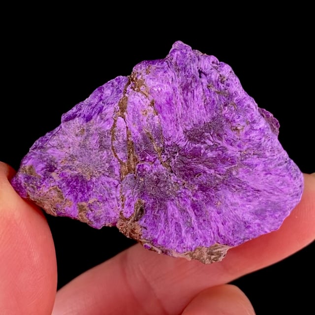 Fibrous Sugilite (fine color and quality)