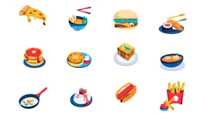 World Classic Food Icon Pack, a Duotone Icon by Prosymbols (Thumbnail 12 of 12)