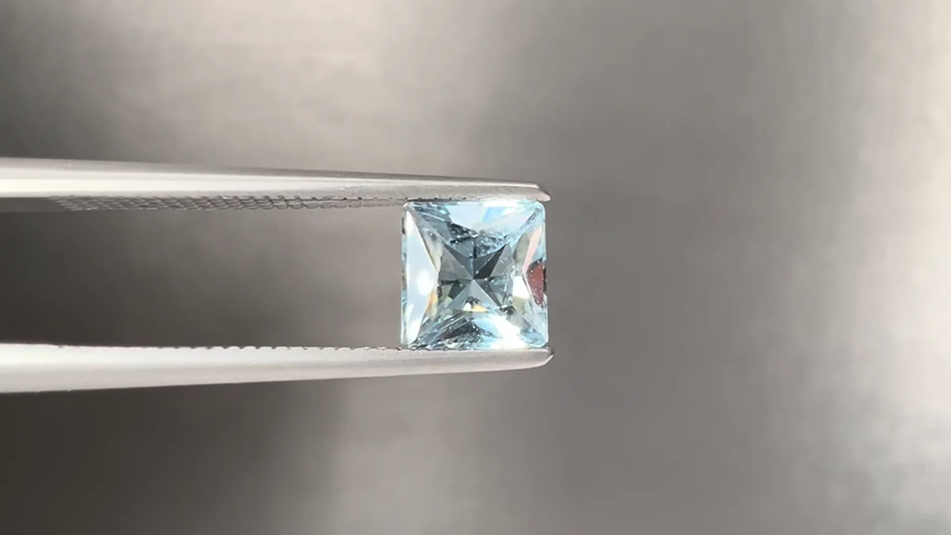 1.02ct Princess Cut Aquamarine Stone | Burton's – Burton's 1.02ct Princess Cut Aquamarine Stone | Burton's – Burton's
