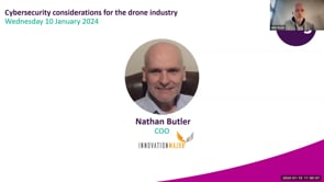 Wednesday 10 January 2024 - Cybersecurity considerations for the drone industry