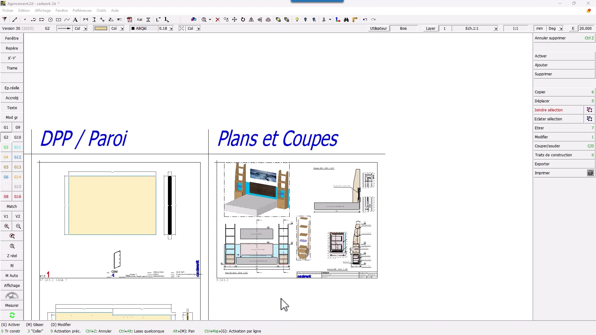 Agencement niveau 1 - Module 3 - 9.3 Impression on Vimeo