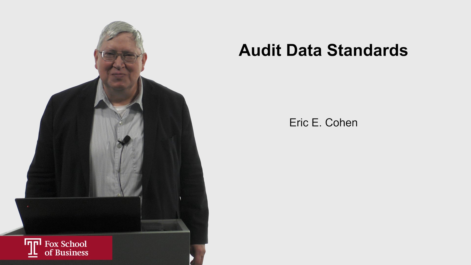 Audit Data Standards