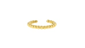 14kt Yellow Gold Beaded Ear Cuff