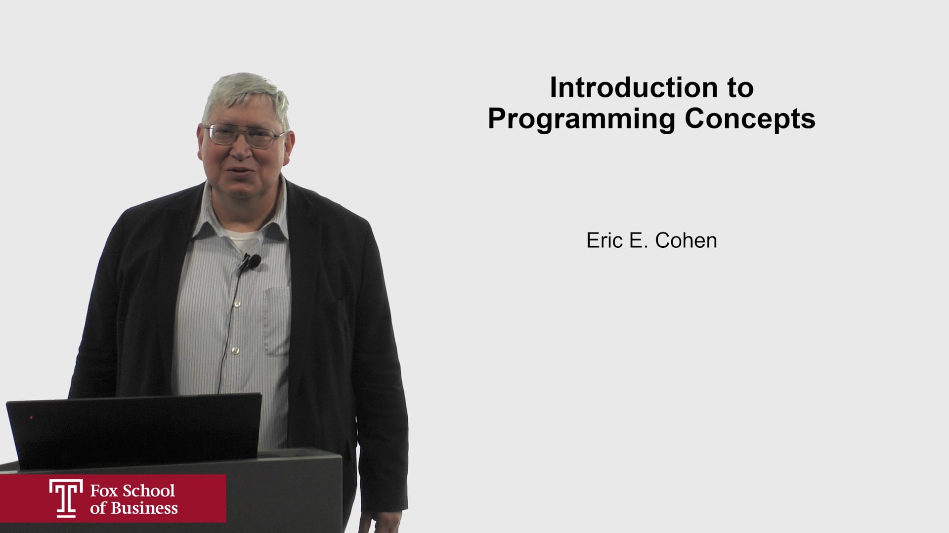 Introduction to Programming Concepts