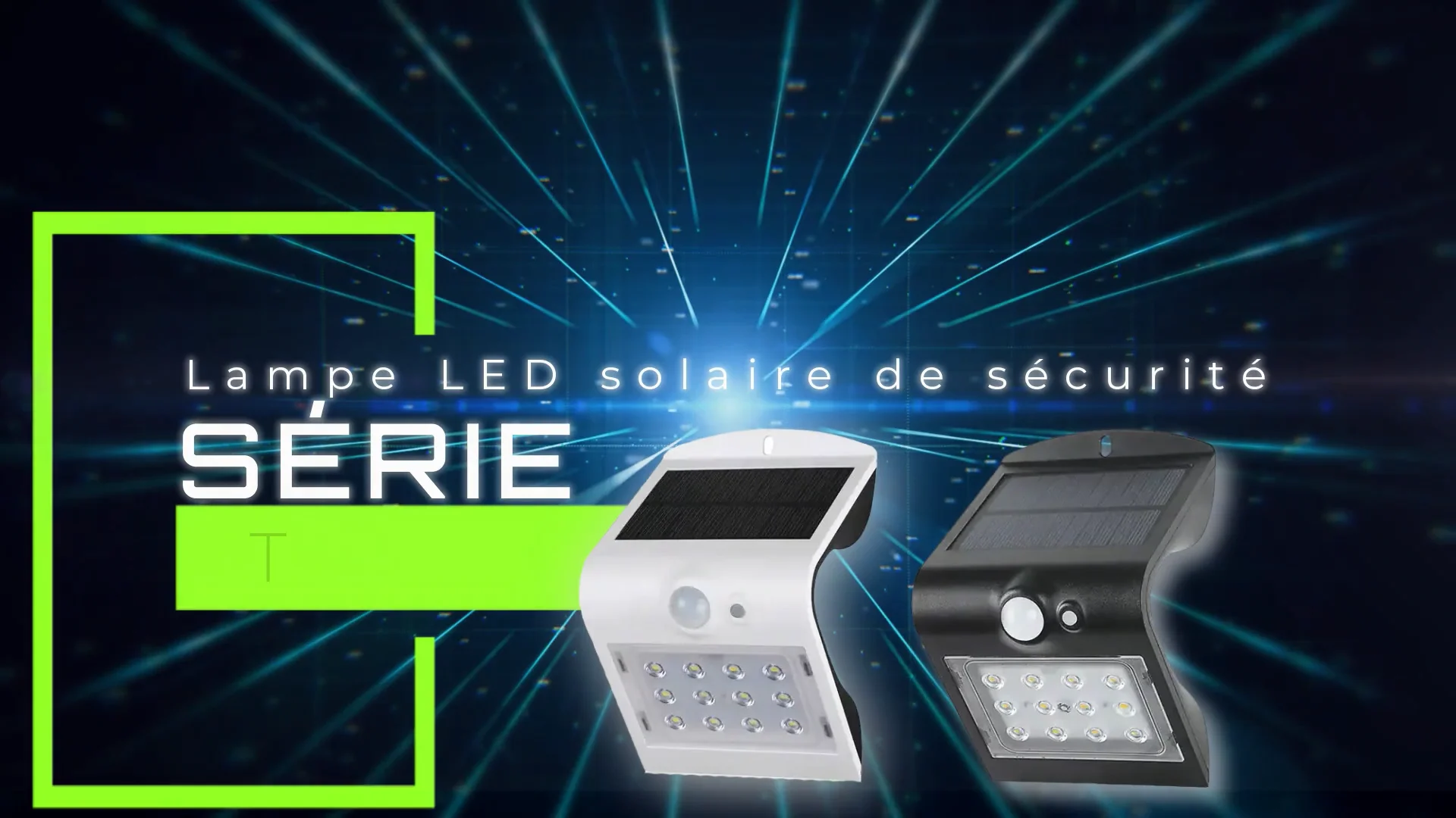 Lampe LED solaire - Série OVNI FUTURLED World PRO
