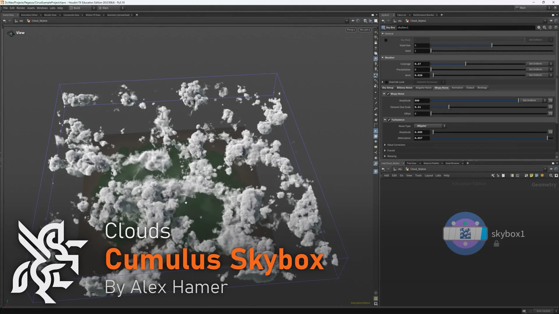 Project Pegasus | Clouds 2 | Cumulus Skybox on Vimeo
