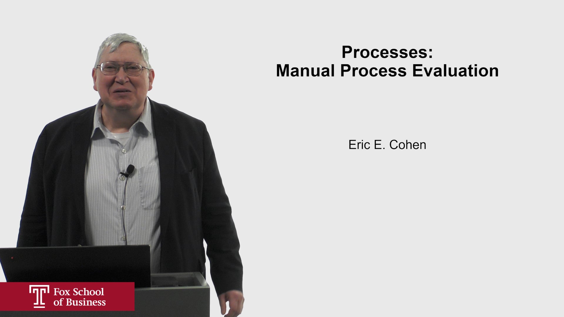 Processes: Manual Process Evaluation