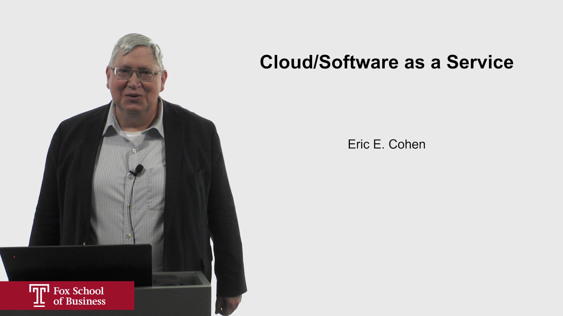 Cloud/Software as a Service
