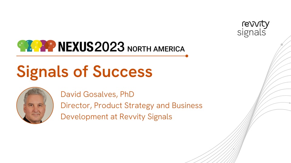 Watch Day 1, NA NEXUS 2023 - Signals of Success on Vimeo.