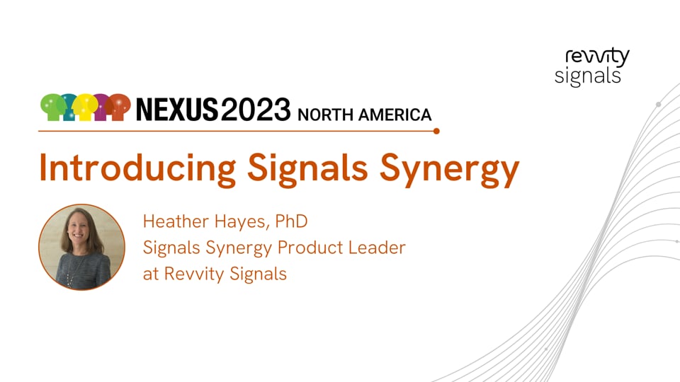 Watch Day 1, NA NEXUS 2023 - Introducing Signals Synergy on Vimeo.