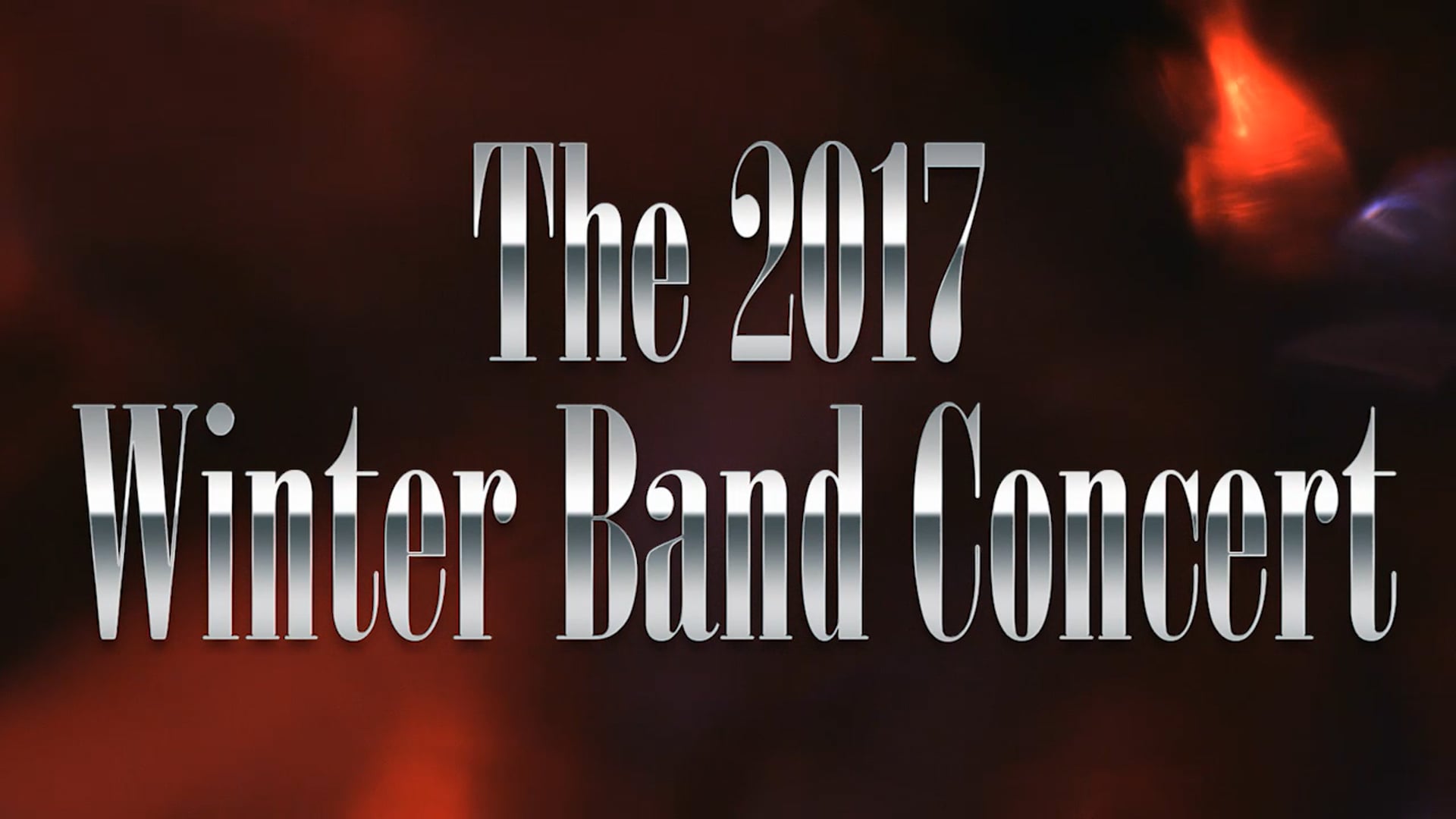 C7O-260 - 2017 Winter Band Concert