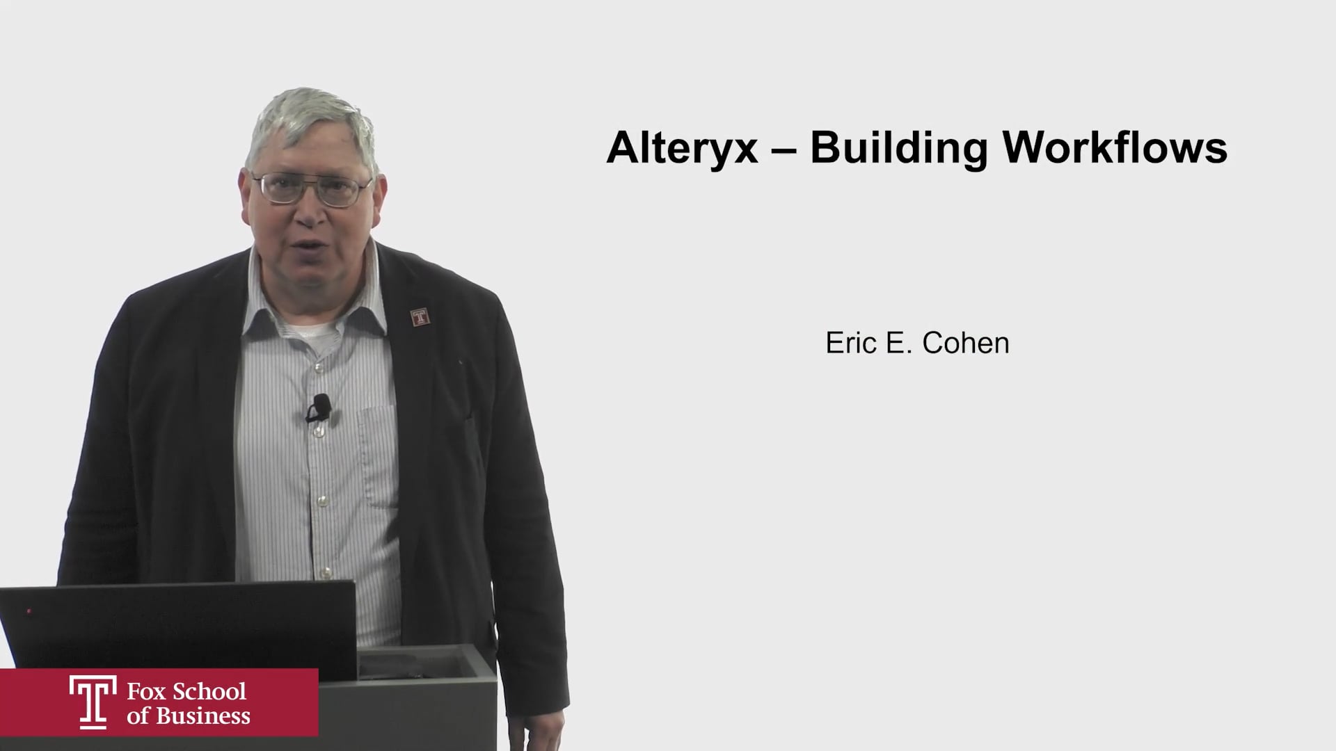 Login to view Alteryx – Building Workflows