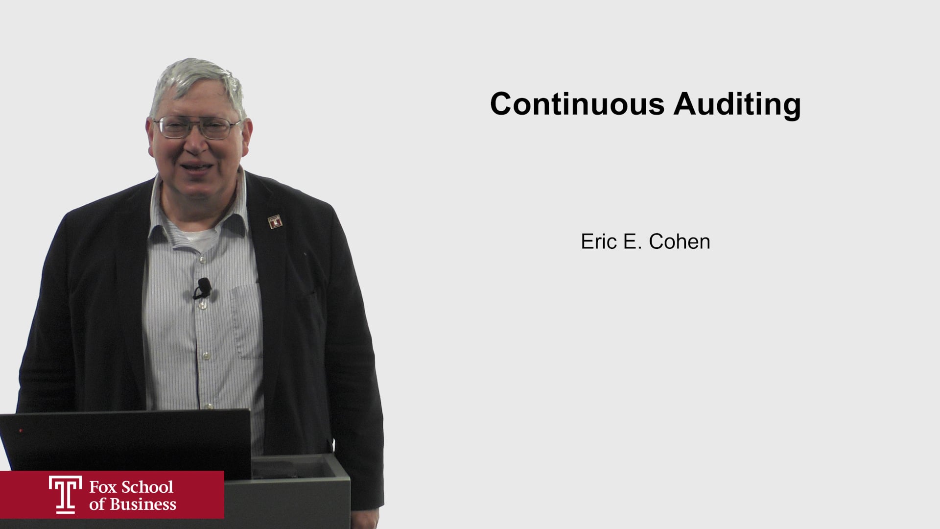 Continuous Auditing