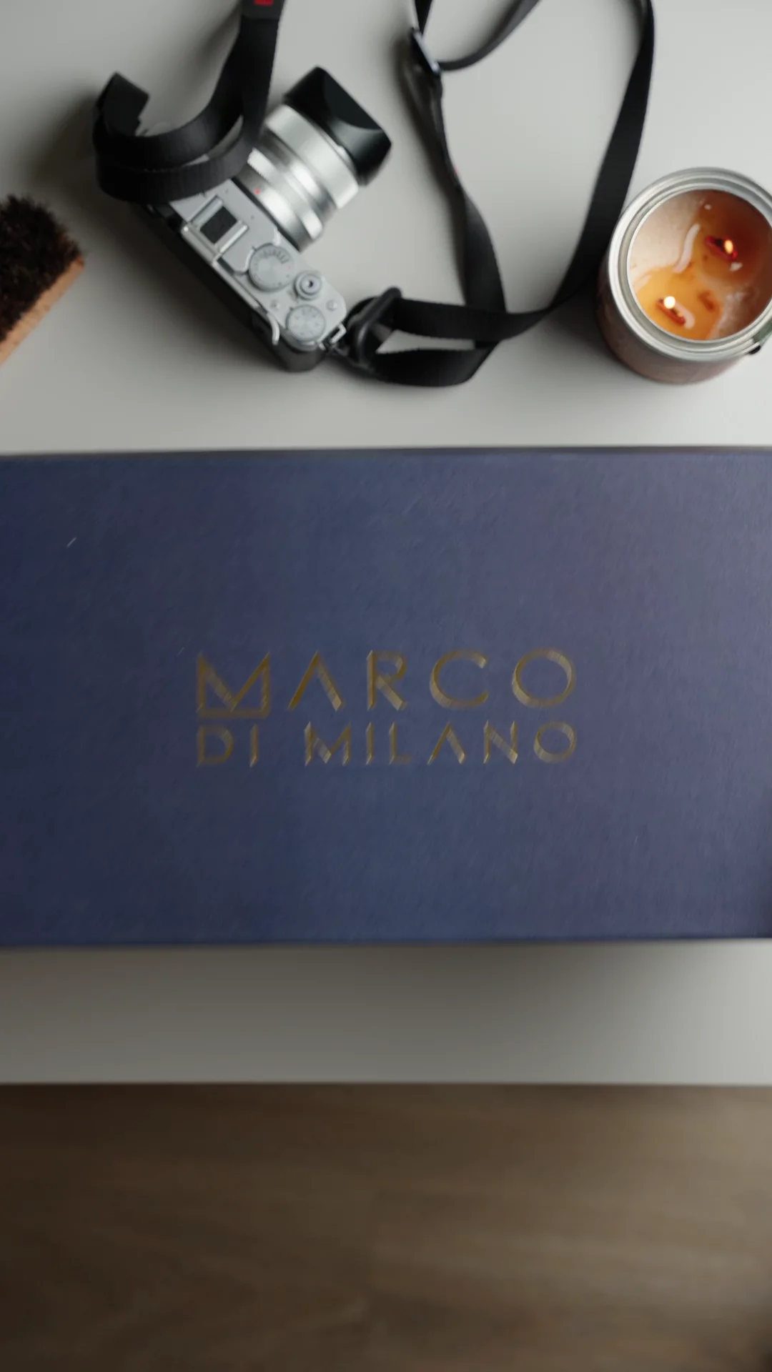 Marco Di Milano Saulo Alligator & Ostrich Sneakers Blue Jean