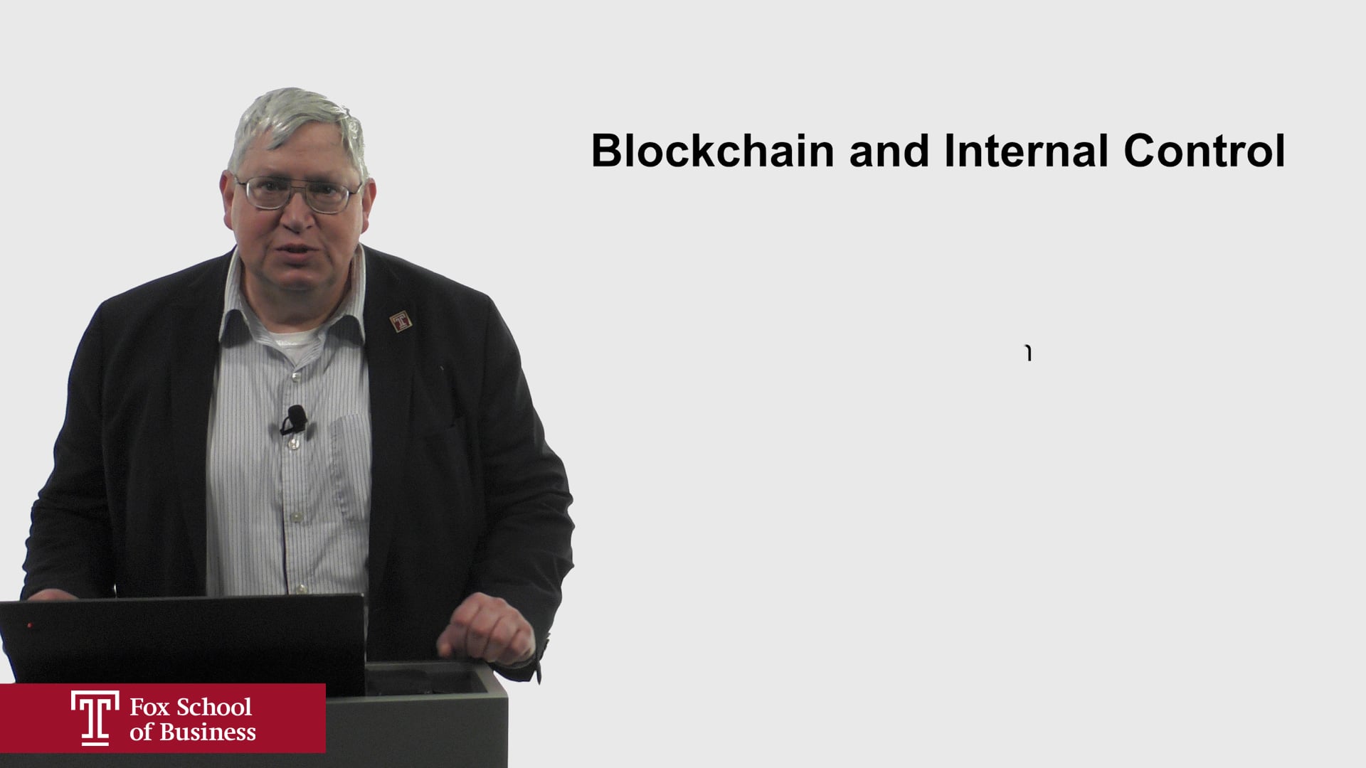 Blockchain and Internal Control