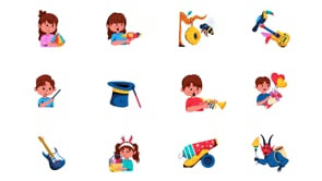 Animated Flat Festival Icons, a Duotone Icon by Prosymbols (Thumbnail 14 of 14)