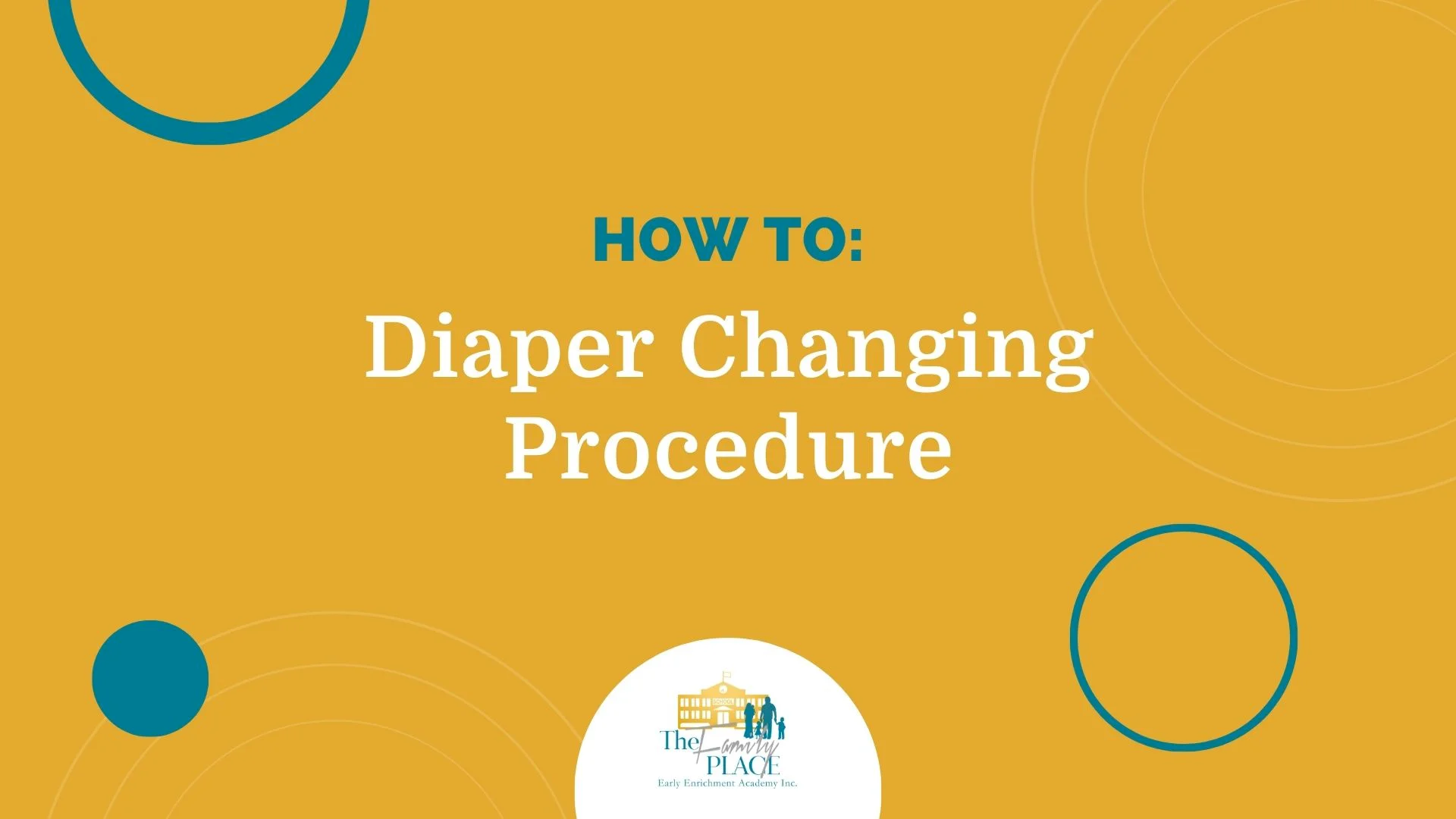 Diaper changing procedure