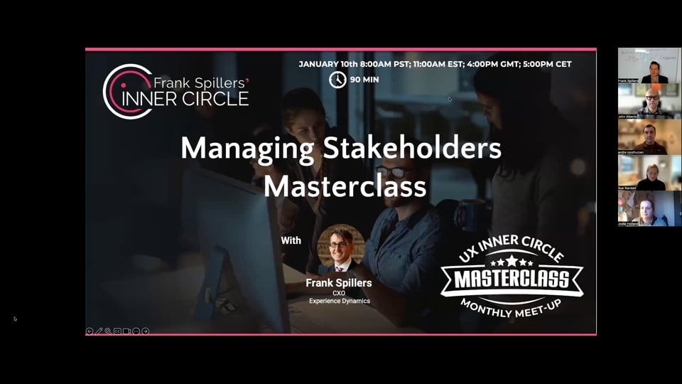 Managing Stakeholders in UX Masterclass