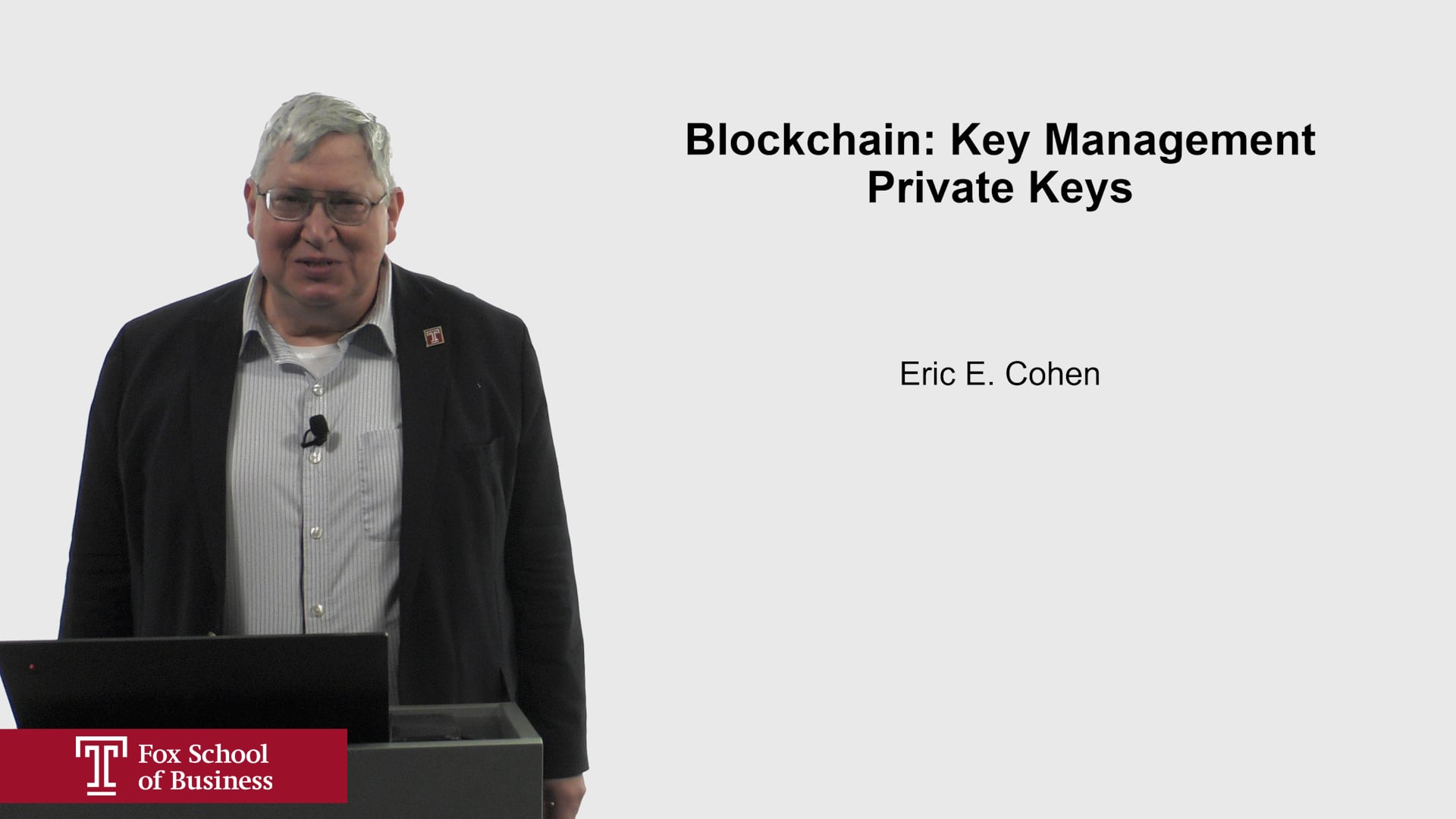 Blockchain – Key Management Private Keys