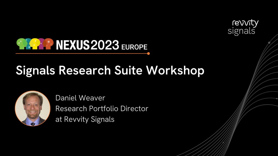 Watch Day 2, EU NEXUS 2023 - Signals Research Suite Workshop on Vimeo.