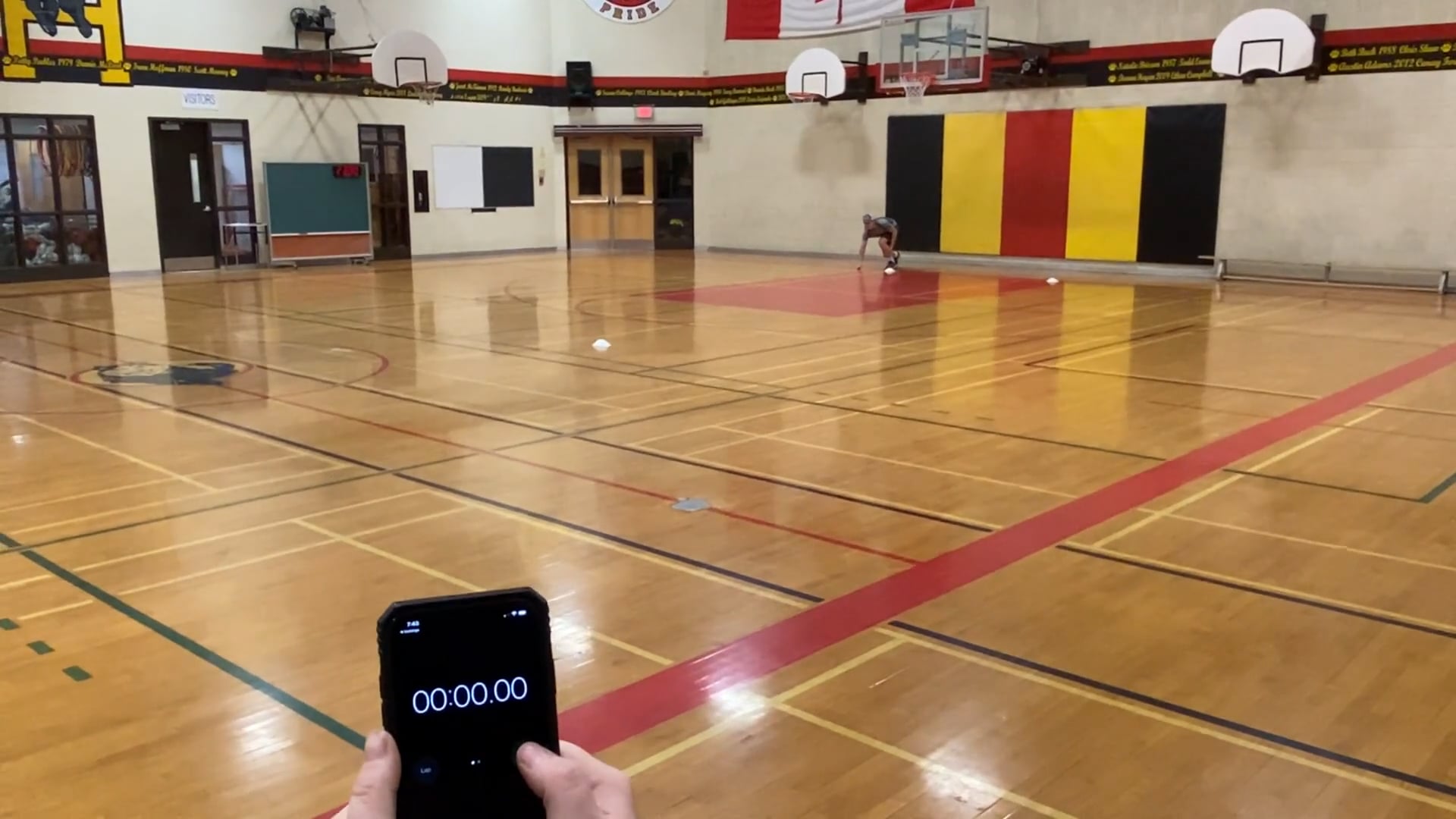 Watch PurpleShift athlete's 20 Yard Dash: 3.25 seconds